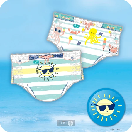 Трусики для плавания Pampers Splashers 4-5 9-15 кг 11 шт: цены и характеристики