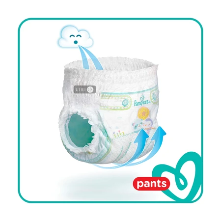 Подгузники-трусики Pampers Pants Размер 4+ 9-15 кг 50 шт: цены и характеристики
