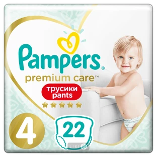 Подгузники-трусики Pampers Premium Care Pants Maxi 9-15 кг 22 шт