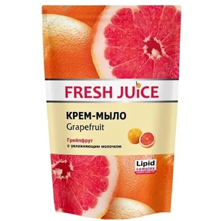 Жидкое крем-мыло Fresh Juice Грейпфрут с увлажнящим молочком, 460 мл