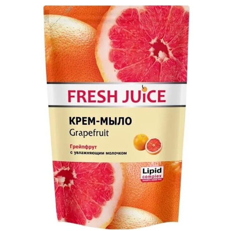 Рідке крем-мило Fresh Juice Грейпфрут зі зволожувальним молочком, 460 мл: ціни та характеристики
