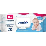 Дитячі вологі серветки Bambik з екстрактом липи, 72 шт