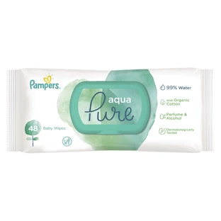 Влажные салфетки Pampers Aqua Pure Детские 48 шт