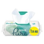 Влажные салфетки Pampers Aqua Pure Детские 48 шт: цены и характеристики