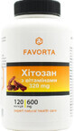 Хітозан з вітамінами 600 мг FAVORTA капсули,  №120