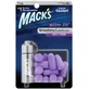 Беруші MACK'S Slim Fit пінопропіленові, 7 пар, фіолетові, з контейнером