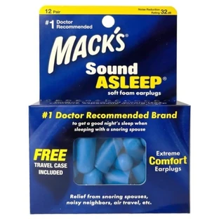 Беруші Mack's Dreamgirl Mack's Sound Asleep 2140 зі вспіненого пінопропілену, 12 пар