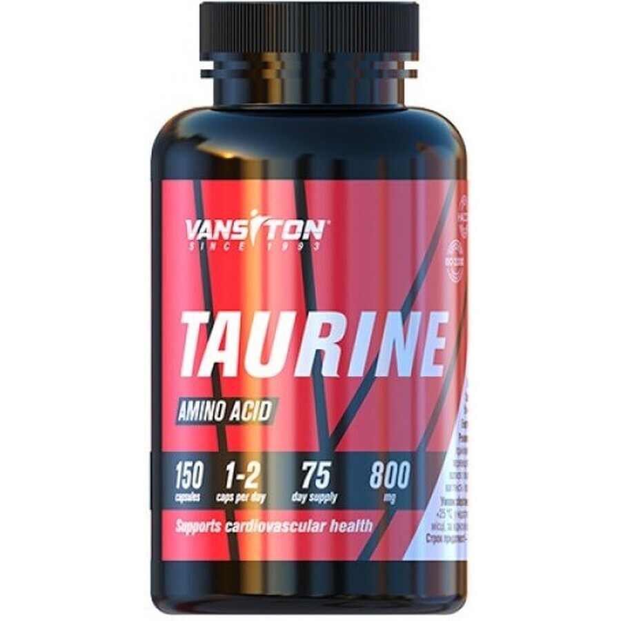 Амінокислота Vansiton Таурин, 150 капсул : ціни та характеристики