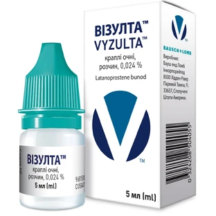 Визулта капли глазные раствор 0,024% бутылка с капельницей, 5 мл