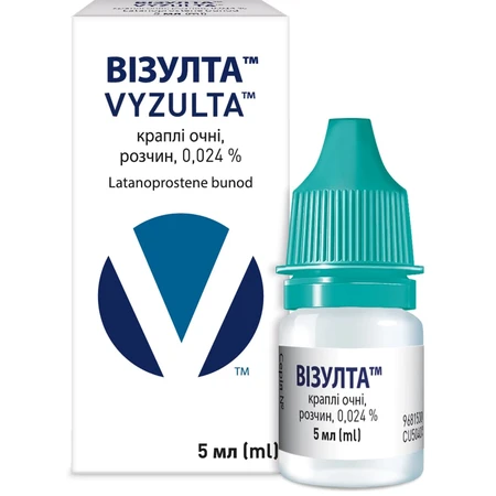 Визулта капли глазные раствор 0,024% бутылка с капельницей, 5 мл: цены и характеристики