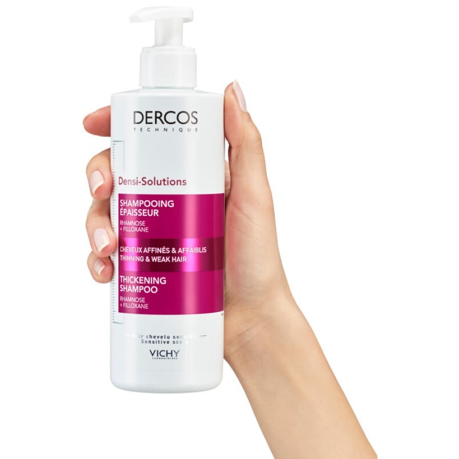 Шампунь Vichy Dercos Densi-Solutions для відновлення густоти і об'єму тонкого ослабленого волосся, 400 мл: ціни та характеристики