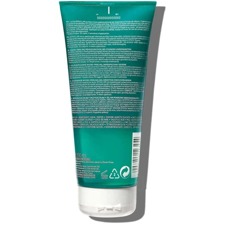 Гель-микропилинг La Roche-Posay Effaclar для очищения проблемной кожи лица и тела для уменьшения устойчивых недостатков, 200 мл: цены и характеристики
