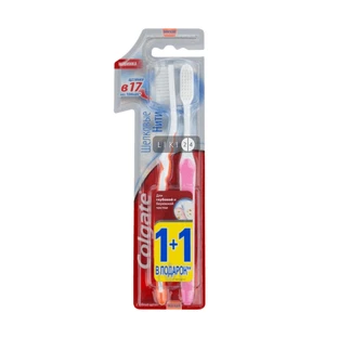 Зубные щетки Colgate Шелковые нити мягкие 1+1 шт