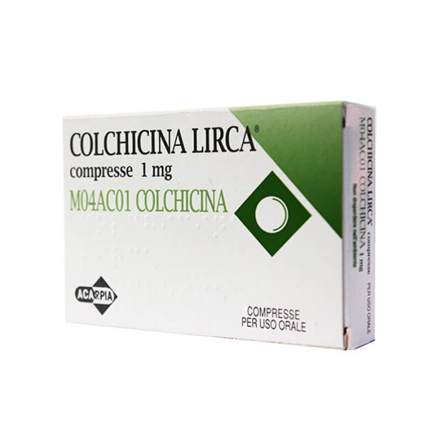 Колхіцин Лірка табл. 1 мг блістер №30: ціни та характеристики