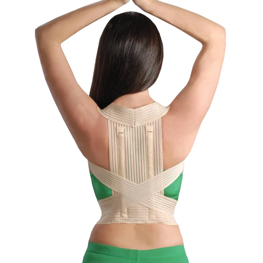 Коректор постави (реклінатор) MedTextile 401 еластичний з ребрами жорсткості, розмір 2 (80-89 см): ціни та характеристики