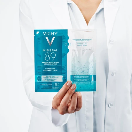 Тканинна маска Vichy Mineral 89 Укріплююча для відновлення шкіри обличчя, 29 мл: ціни та характеристики