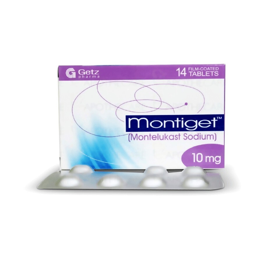 Монтигет табл. п/плен. оболочкой 10 мг блистер №14: цены и характеристики