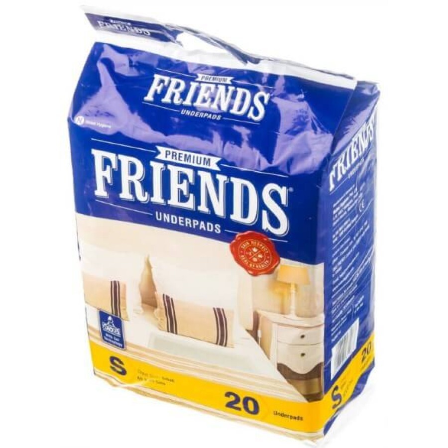 Пелюшки одноразові Friends Premium 40см х 60, 20 шт: ціни та характеристики