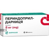 Периндоприл-Дарница таблетки 8 мг контурн. ячейк. уп. №30