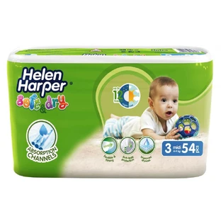 Подгузники Helen Harper Soft&Dry Midi 4-9 кг 54 шт