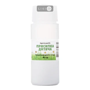 Присыпка детская пор. 0,1 г/г банка 40 г