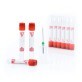 Пробірка вакуумна для забору крові vacusera стерильна 13 х 75 мм з активатором згортання 4 мл, з червоною кришкою, IVD №100