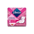 Прокладки женские гигиенические libresse ultra normal freshness and protection with wings №10