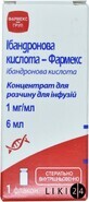 Ібандронова кислота-фармекс конц. д/р-ну д/інф. 1 мг/мл фл. 6 мл