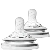 Силиконовая соска Philips Avent Natural 1+ мес. медленный поток 2 шт SCF042/27