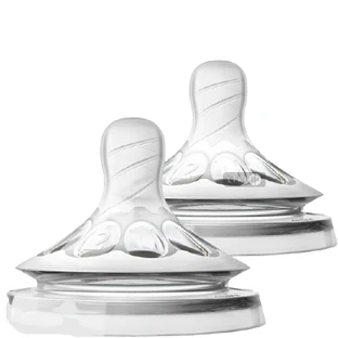 Силиконовая соска Philips Avent Natural 1+ мес. медленный поток 2 шт SCF042/27