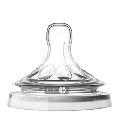 Силіконова соска Philips Avent Natural 4 отвори 6+ міс. 2 шт SCF044/27: ціни та характеристики
