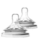Силиконовая соска Philips Avent Natural 3+ мес переменный поток 2 шт SCF045/27