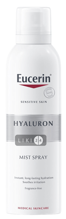 

Спрей Eucerin Зволожуючий з гіалуроном для чутливої шкіри 150 мл, 150 мл