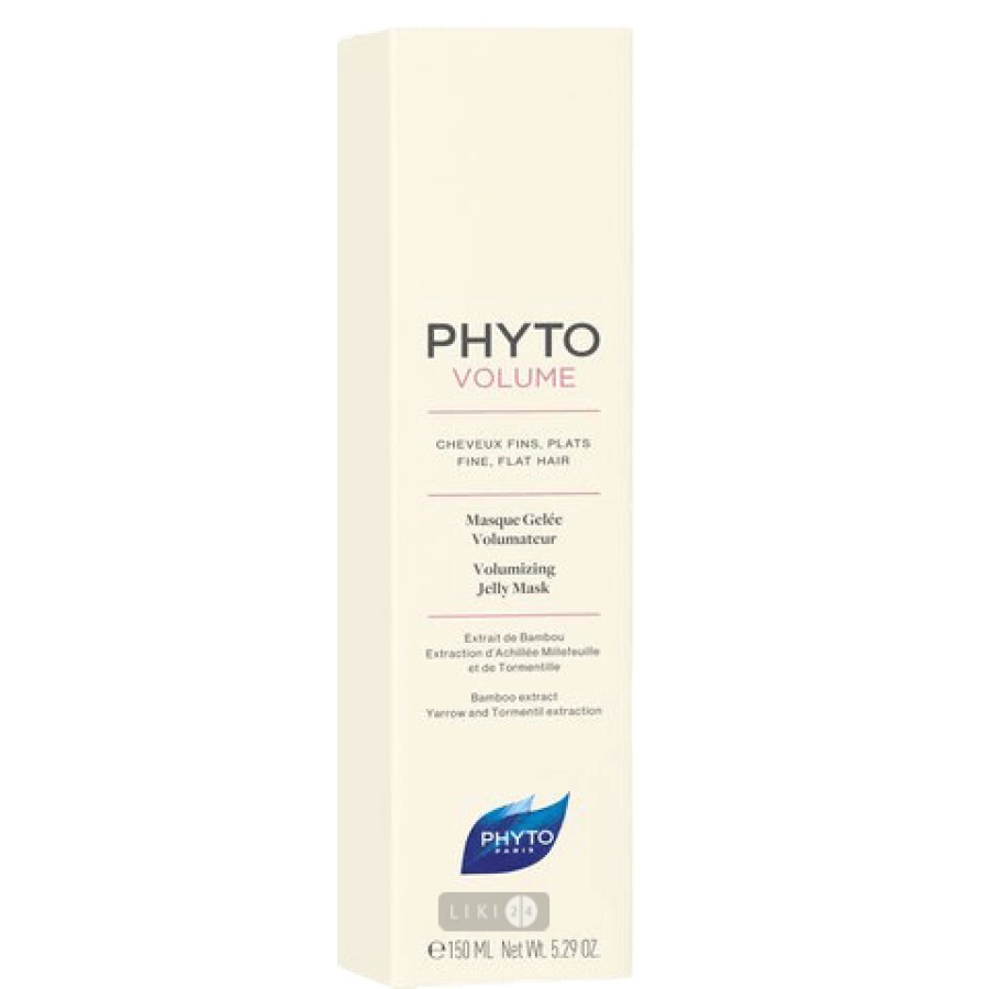 Маска-желе Phyto Volume для тонкого волосся 150 мл: ціни та характеристики