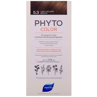 Крем-фарба Phyto Phytocolor, тон 5.3 світлий шатен золотистий, 60 мл + 40 мл