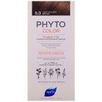 Крем-фарба Phyto Phytocolor, тон 5.3 світлий шатен золотистий, 60 мл + 40 мл: ціни та характеристики