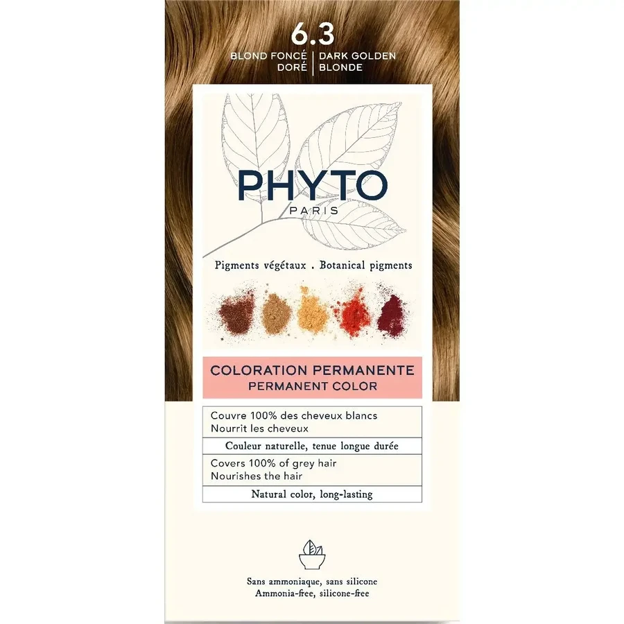 Крем-краска для волос PHYTO Фитоколор тон 6.3, темно-русый золотистый: цены и характеристики