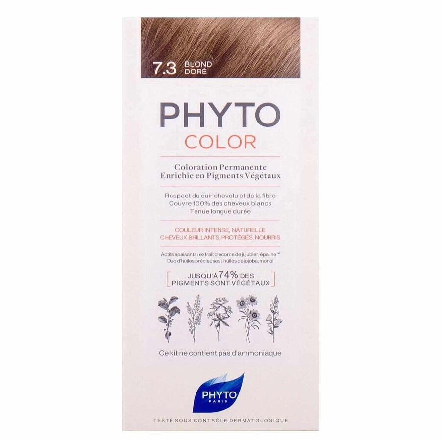 Крем-краска PHYTO Фітоколор для волосся тон 7.3, золотисто-русий: ціни та характеристики