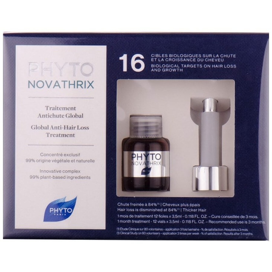 Phyto Novathrix против выпадения волос 3,5 мл флакон, №12: цены и характеристики