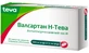 Валсартан H-Тева 160 мг/12,5 мг таблетки, вкриті плівковою оболонкою, блістер №30