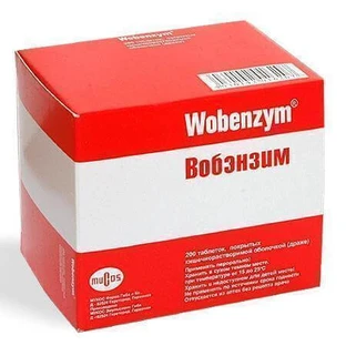 Вобэнзим табл. п/о блистер №40