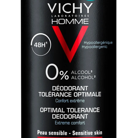 Дезодорант Vichy Homme оптимальный комфорт чувствительной кожи 100 мл: цены и характеристики
