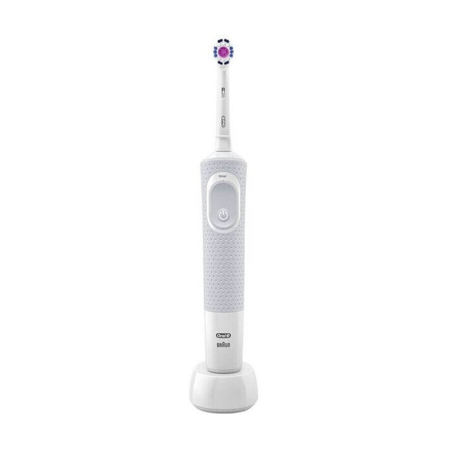 Зубна щітка електрична "oral-b vitality 100" D100.413.1 PRO 3D White типа 3710, білий: ціни та характеристики