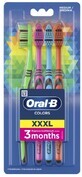 Зубная щетка Oral-B Color Collection 40 средняя, семейная упаковка, 4 штуки