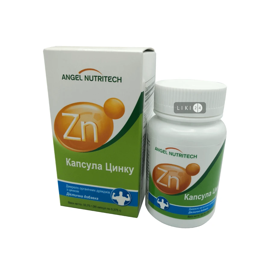 Капсула Цинка Angel Nutritech капсулы, №90 : цены и характеристики