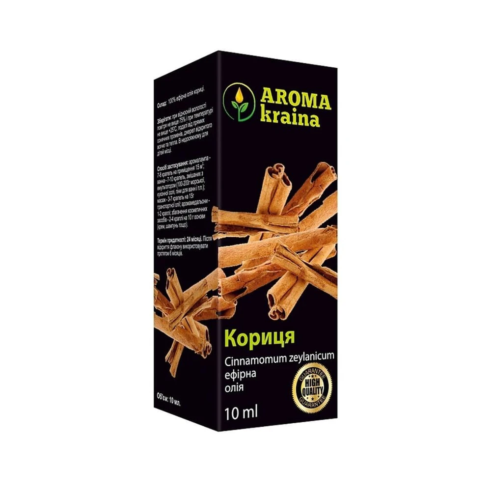 Масло корицы 10 мл, корица: цены и характеристики