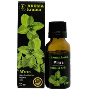 Масло эфирное Aroma kraina Мята, 20 мл