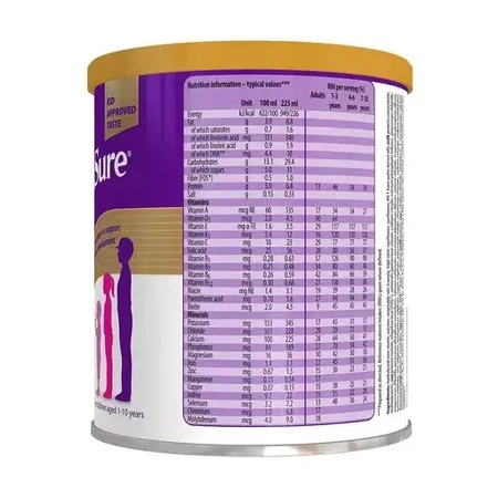 Дитяча суха молочна суміш PaediaSure Shake Ваніль, 400 г: ціни та характеристики