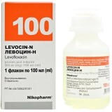 Левоцин-н р-н д/інф. 500 мг/100 мл пляшка 100 мл