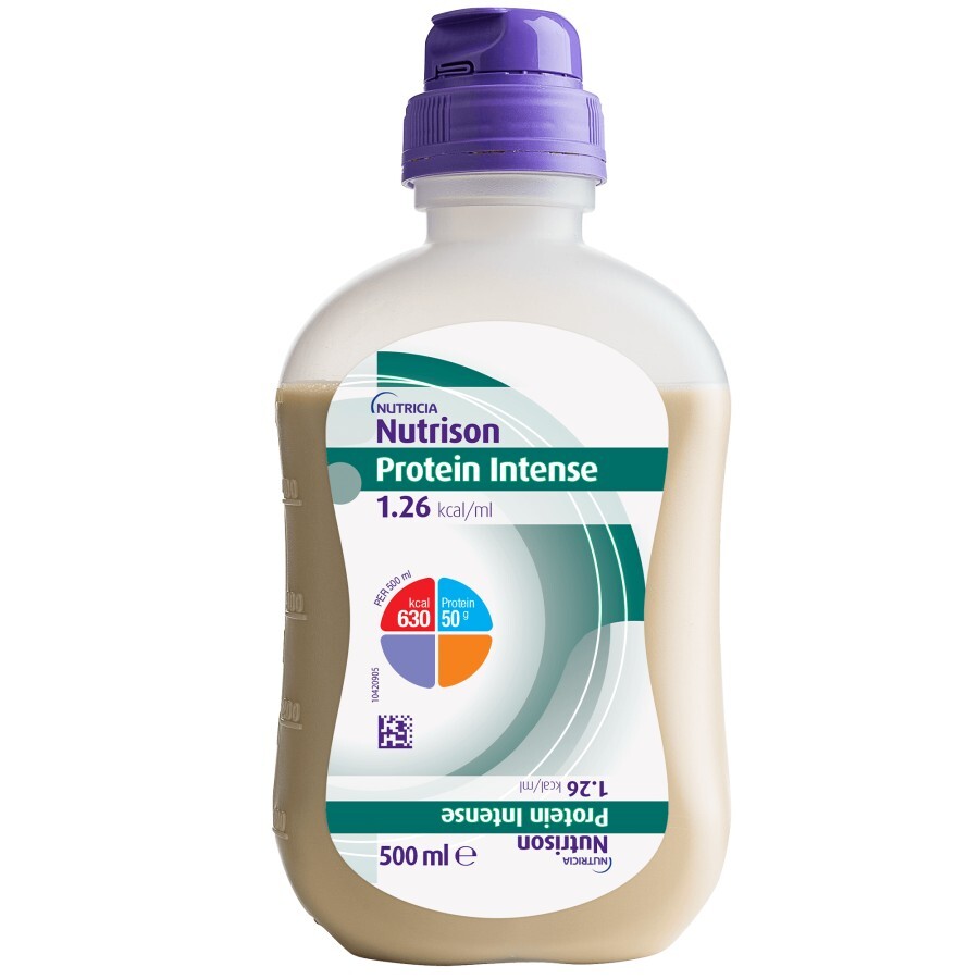 Нутризон Протеин Интенс жидкая смесь для энтерального питания, 500 мл. Продукт для специальных медицинских целей для детей от 12 лет и взрослых: цены и характеристики